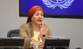 United Nations Deputy Secretary General Amina Mohammed. (Photo by EuropaNewswire / Gado / Getty Images)