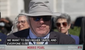 Millionaire Morris Pearl, chairman of the Patriotic Millionaires.  (Screenshot, Twitter) 