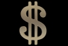 A dollar sign is featured on a black background. (Photo credit: YouTube/Javier Velasco Barrero)