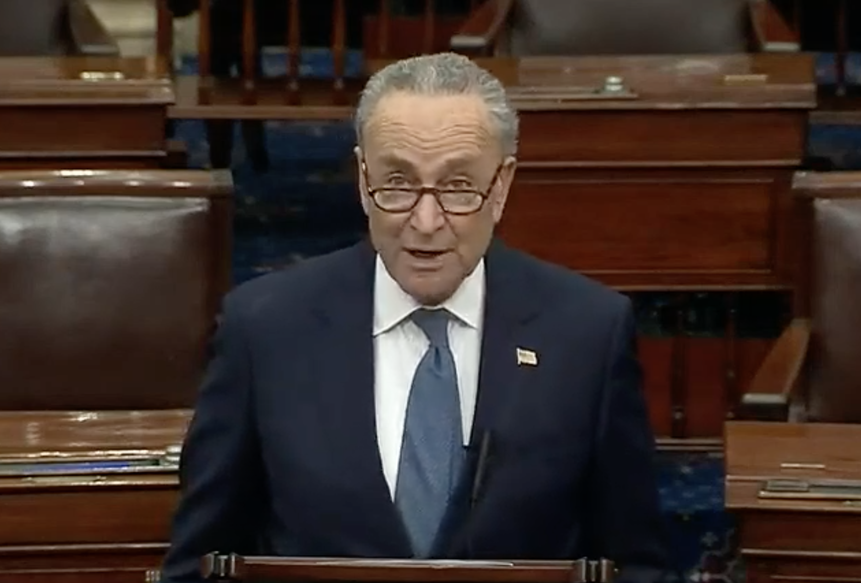 With Only 6 Members Participating, Senate Passed 483Billion Spending