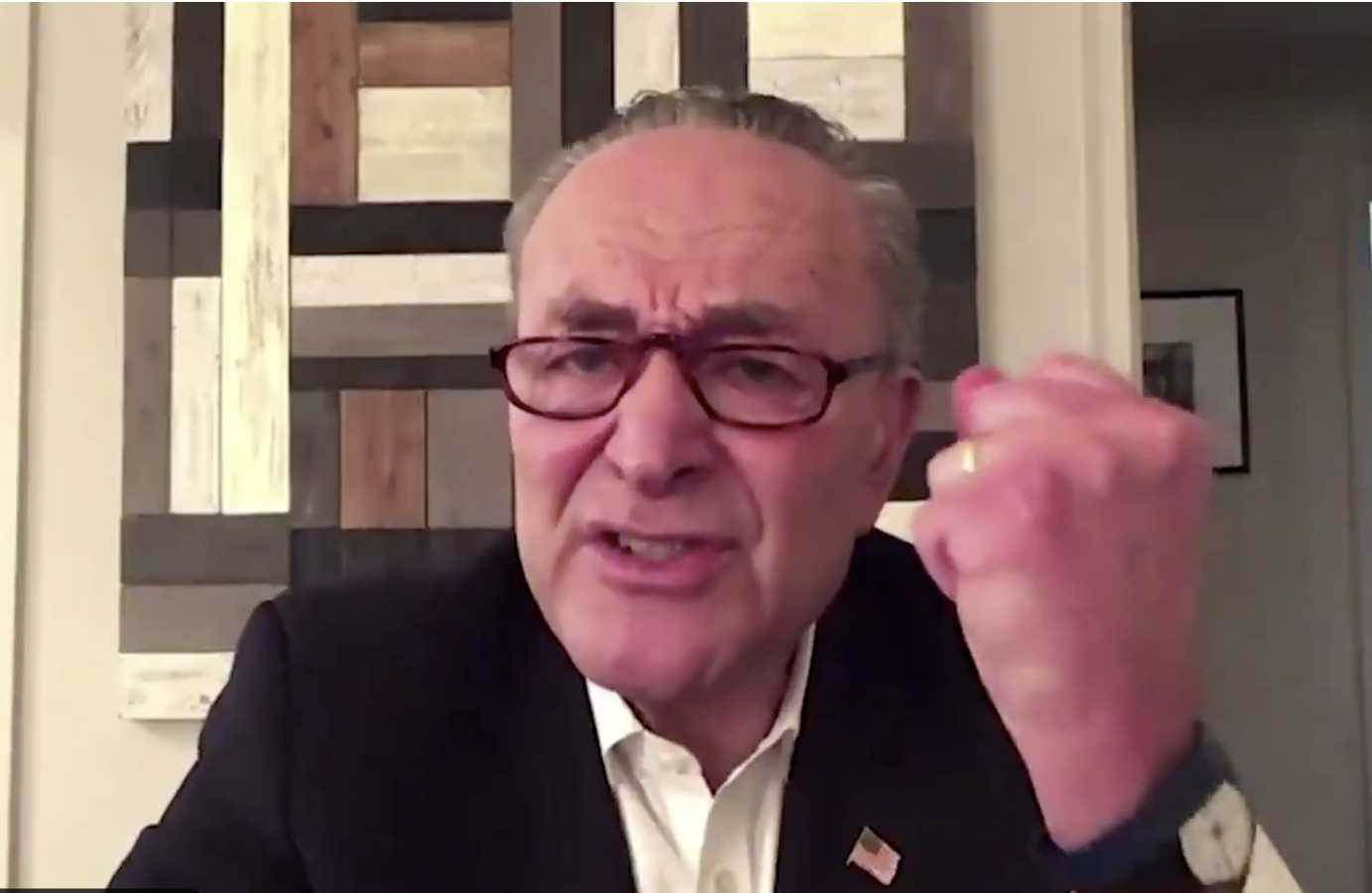 Chuck Schumer: ‘Now Is Not the Time to Go Licking Doorknobs” | CNSNews