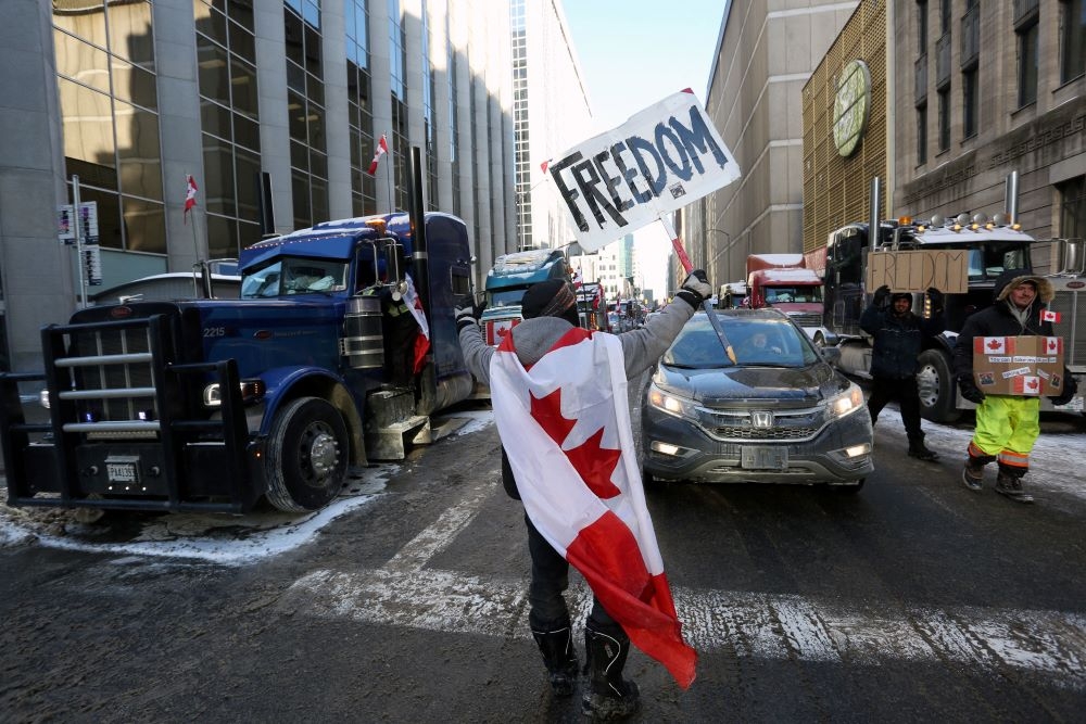 Report: Media Descriptions of Canada's 'Freedom Convoy' Vary by Country, From 'Karma' to Russian Conspiracy - Vimarsana News