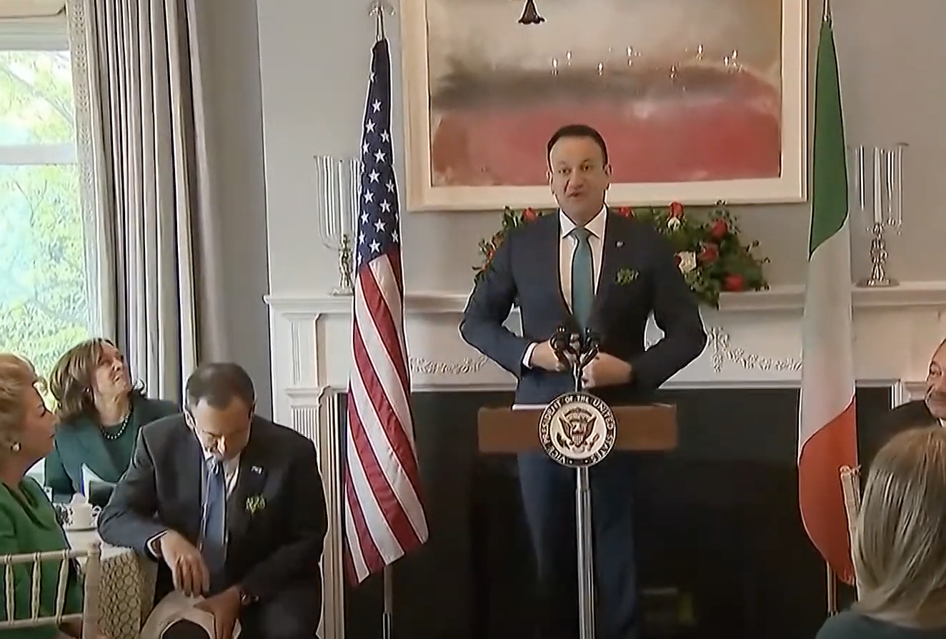 Gay Irish Prime Minister Promotes Gay Marriage at St. Patrick's Day Celebration Hosted by Kamala Harris - Vimarsana News