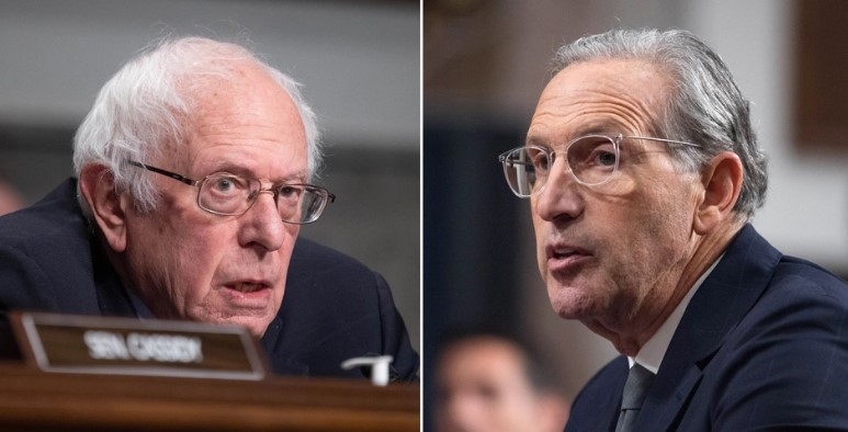 Starbucks CEO to Sanders: 'I Grew Up in Federally Subsidized Housing ... I Came From Nothing' - Vimarsana News