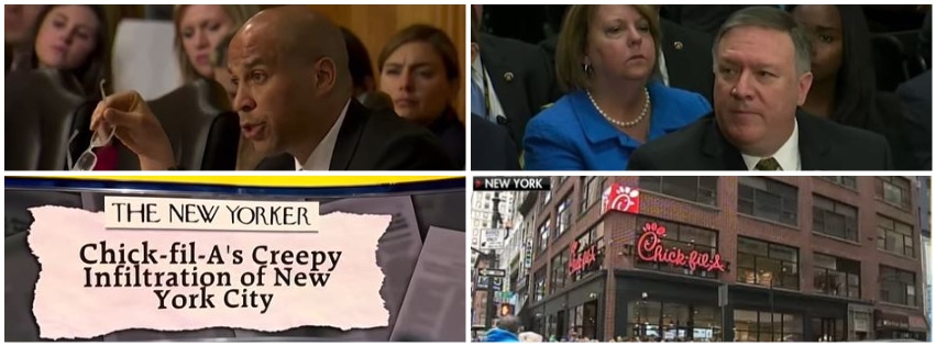Booker The New Yorker Vs Pompeo Chick fil A Are Christians Still 